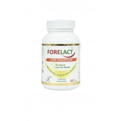 FORELACT Capsules Natural Immune Booster rich in Vitamins, Essential Amino acids - Cow Colostrum (30 Capsules)