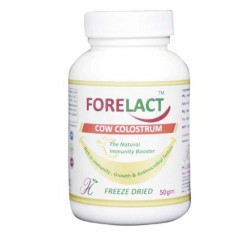 FORELACT Powder Natural Immune Booster rich in Vitamins, Essential Amino acids - Cow Colostrum (50gm Powder)